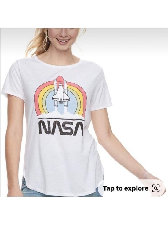 AWAKE Tops - NEW NASA Space Shuttle Graphic Short Sleeve Tee (NWOT)